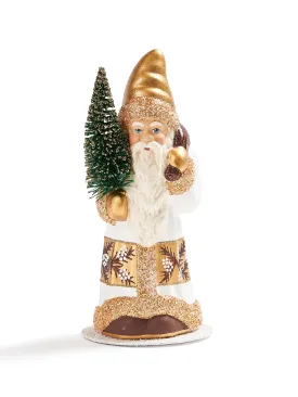 11" Pinecone Santa