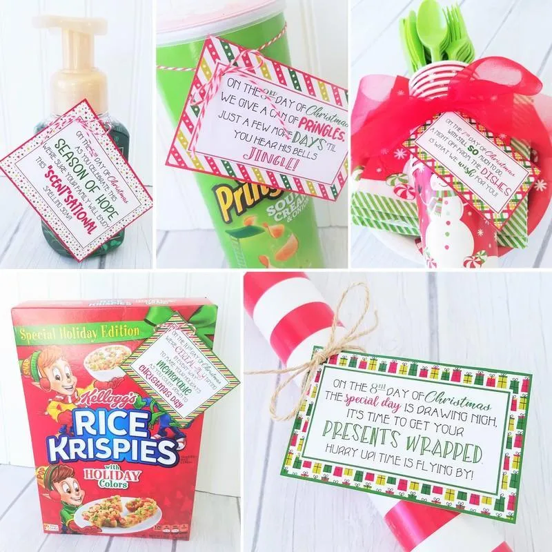 12 Days of Christmas {Gift Tag Kit} PRINTABLE
