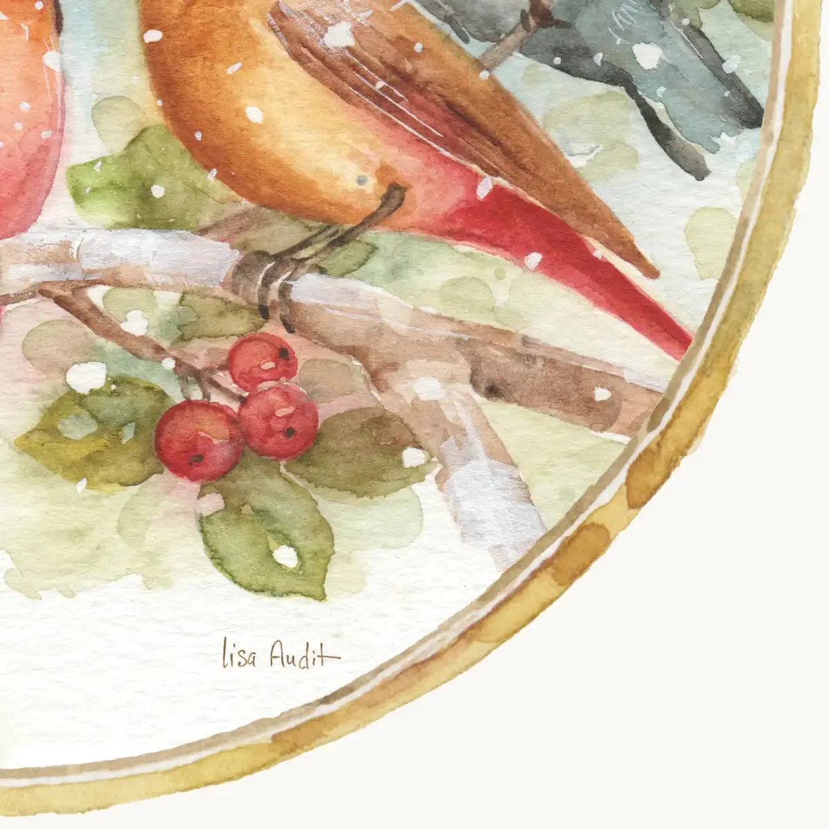 12 Days Of Christmas IV Round Wall Art