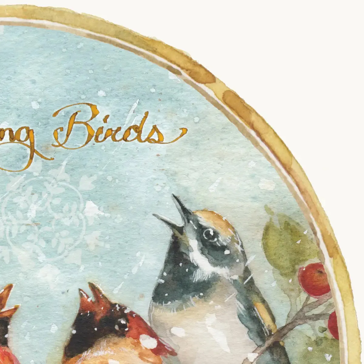 12 Days Of Christmas IV Round Wall Art