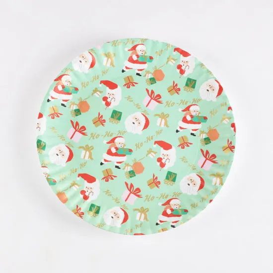16" Santa "Paper" Melamine Platter