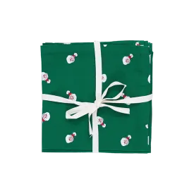 4-Pack Napkin Set - Santa Embroidery