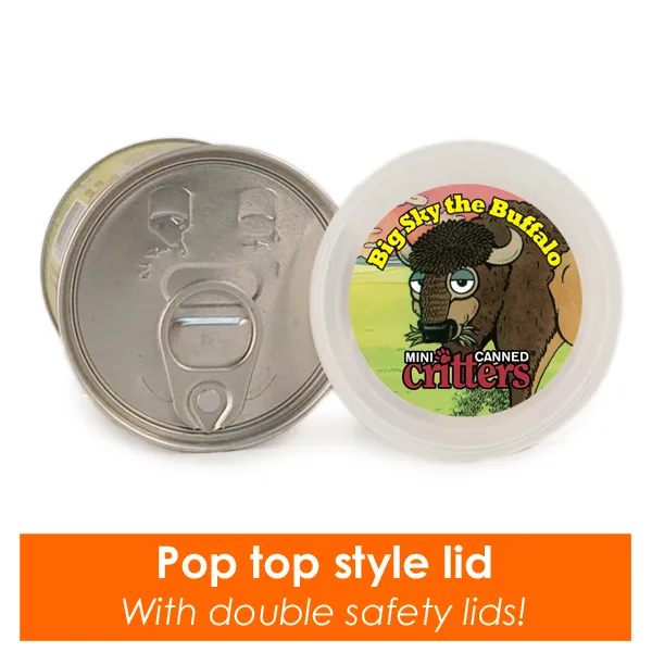 4" Mini Canned Buffalo