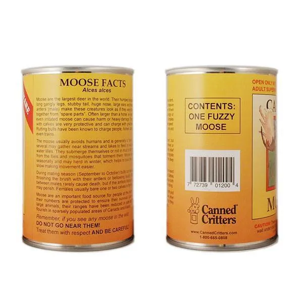 6" Canned Moose