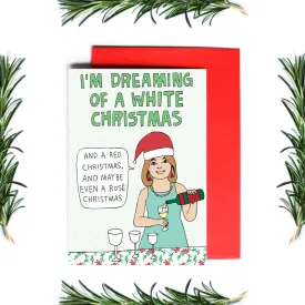 Able And Game Christmas Card - White Christmas