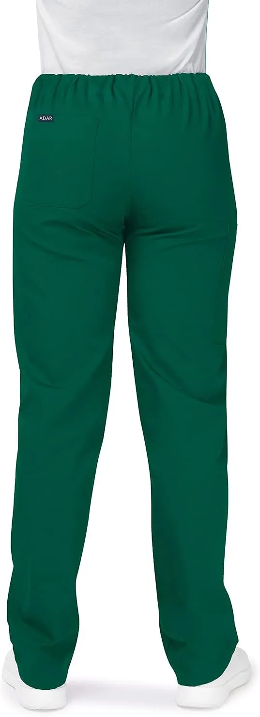 Adar Universal Mens Scrubs - Drawstring Tapered Leg Scrub Pants
