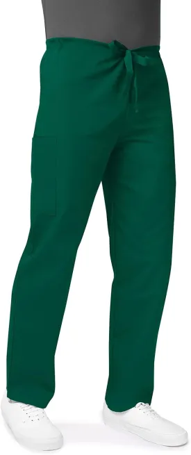 Adar Universal Mens Scrubs - Drawstring Tapered Leg Scrub Pants