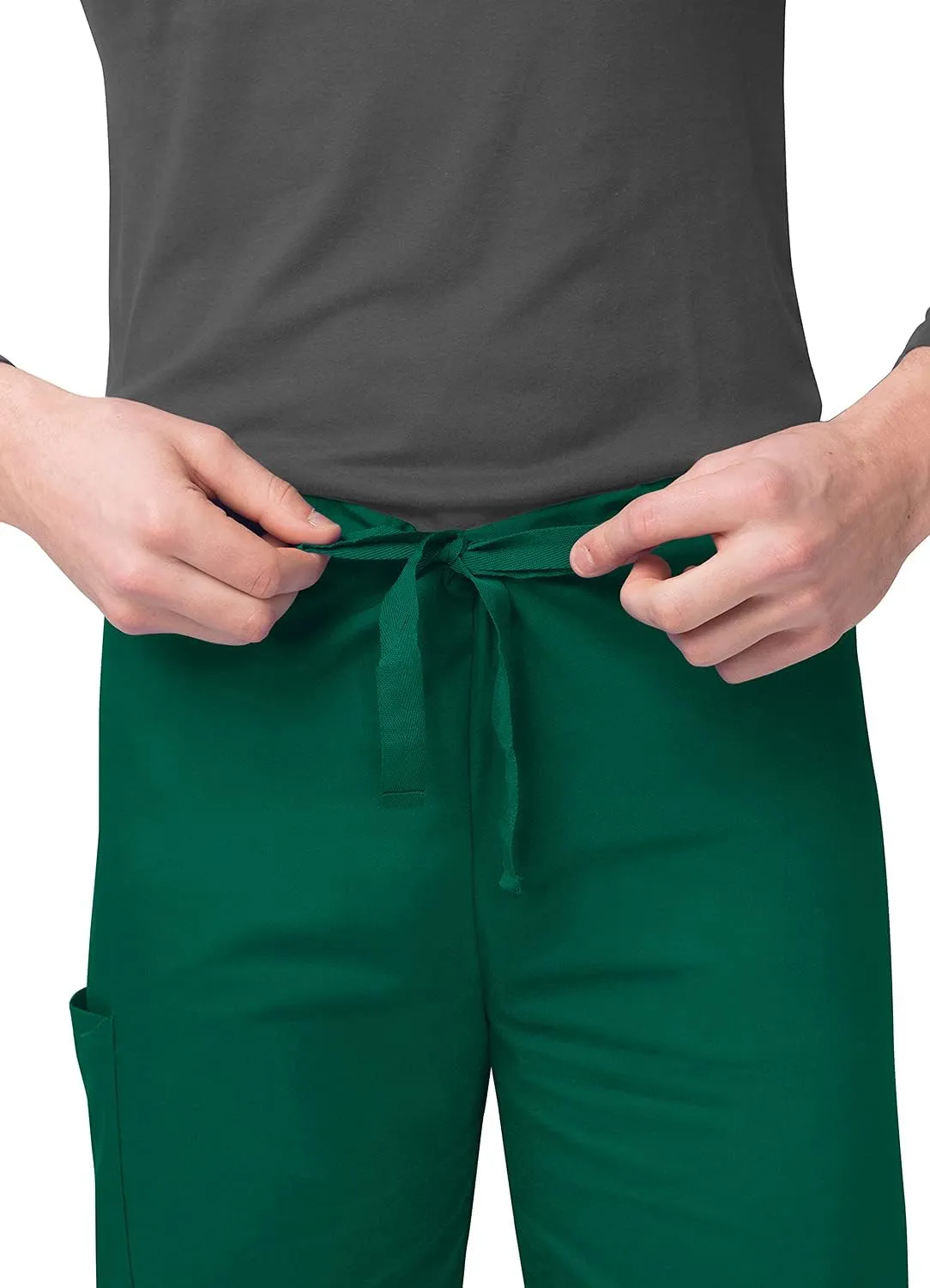 Adar Universal Mens Scrubs - Drawstring Tapered Leg Scrub Pants