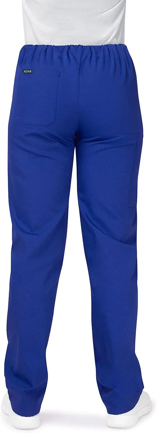Adar Universal Mens Scrubs - Drawstring Tapered Leg Scrub Pants