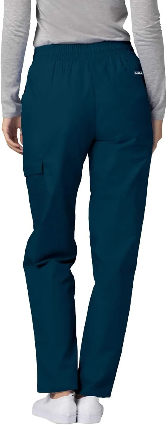 Adar Universal Scrubs for Women - Tapered Cargo Scrub Pants