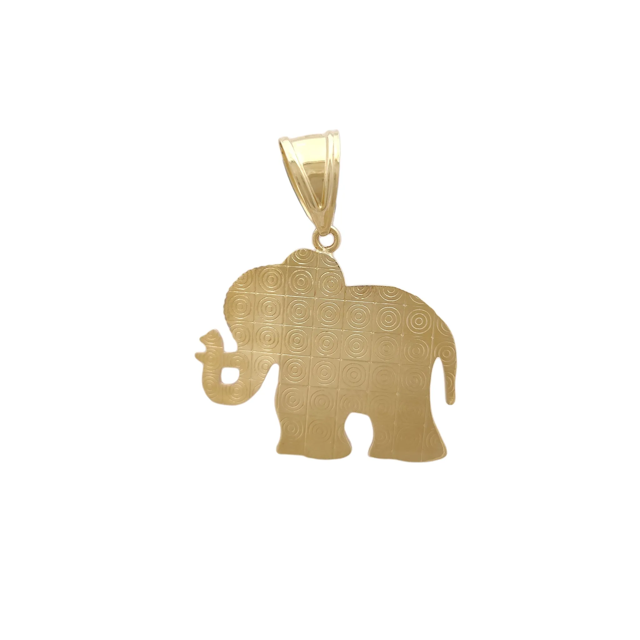 Adorned Elephant Pendant (14K)
