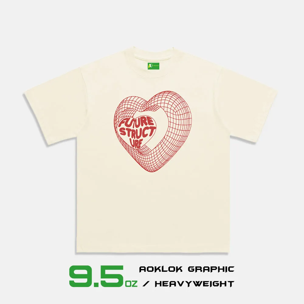AG® FUTURE STRUCTURE 3D Love Heart T-Shirt
