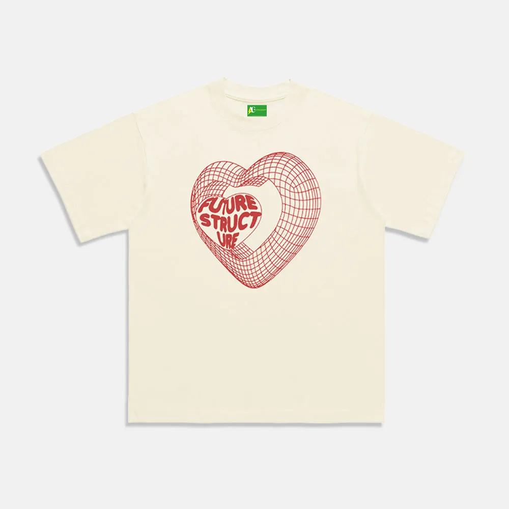AG® FUTURE STRUCTURE 3D Love Heart T-Shirt