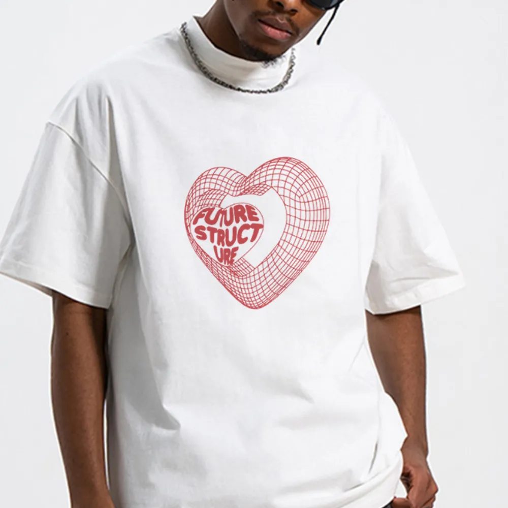 AG® FUTURE STRUCTURE 3D Love Heart T-Shirt