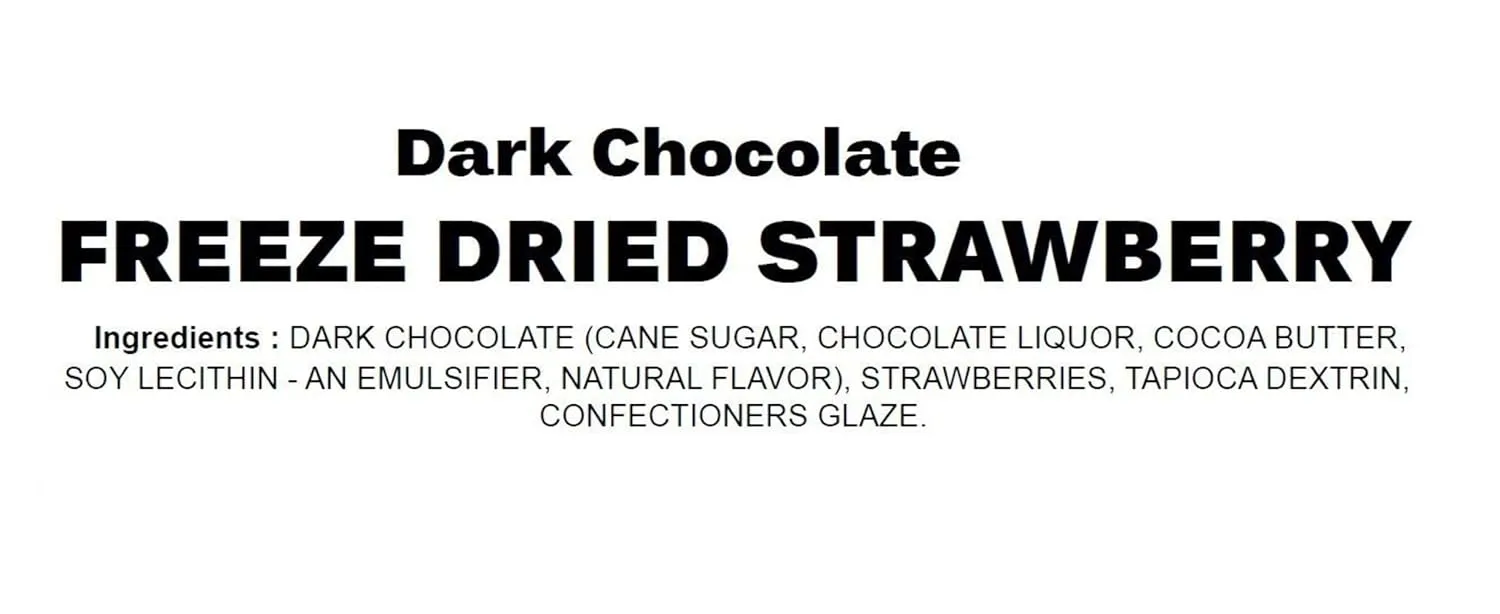 Andy Anand 48 Pcs Belgian Dark Chocolate Dipped Strawberries Freeze Dried Irresistible Chocolate Bliss, Dipped in Love: Chocolate Covered Strawberries for Your Special Someone