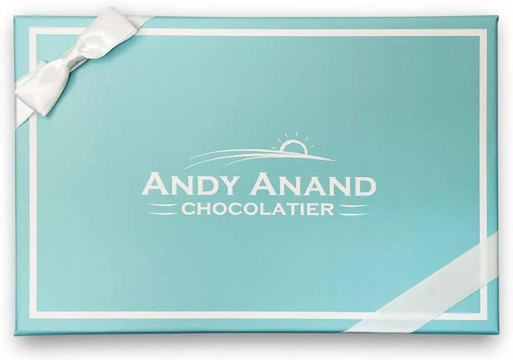 Andy Anand Artisan Dark Chocolate 24 Pc Handmade Truffles Delicious Decadent, Chocolate Truffles with Assorted Flavors - Delicious and Healthy