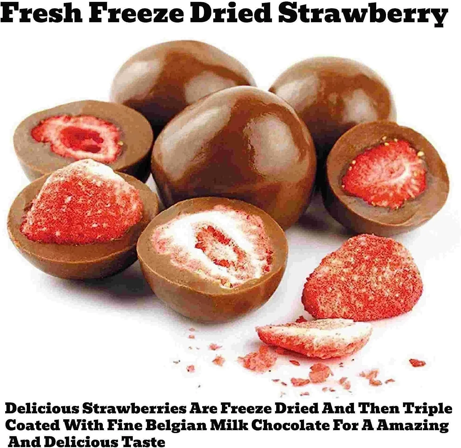 Andy Anand Fresh Freeze Dried Strawberries 24 Pcs Dipped in Premium Milk, White and Dark Chocolate Delicious-Decadent, Chocolate Covered Strawberry Ideas: Get Inspired and Create Your Own Masterpiece