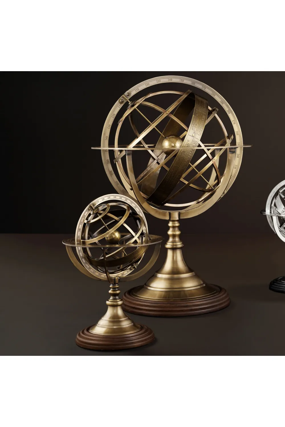 Antique Brass Globe | Eichholtz L