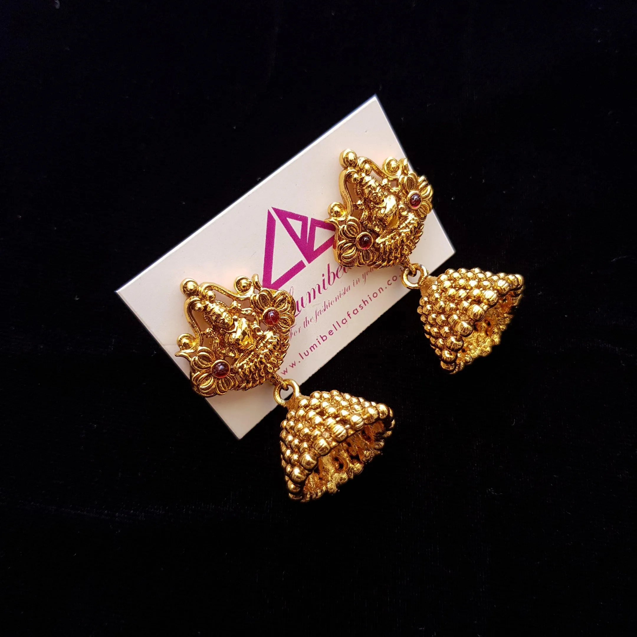 Antique Style Laxmi Jhumka Jhumki