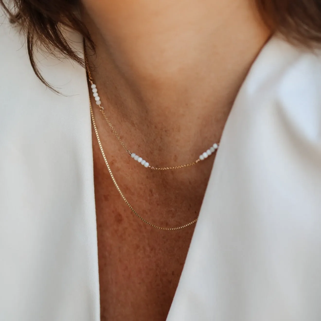 Athena • Gemstone Adorned Necklace