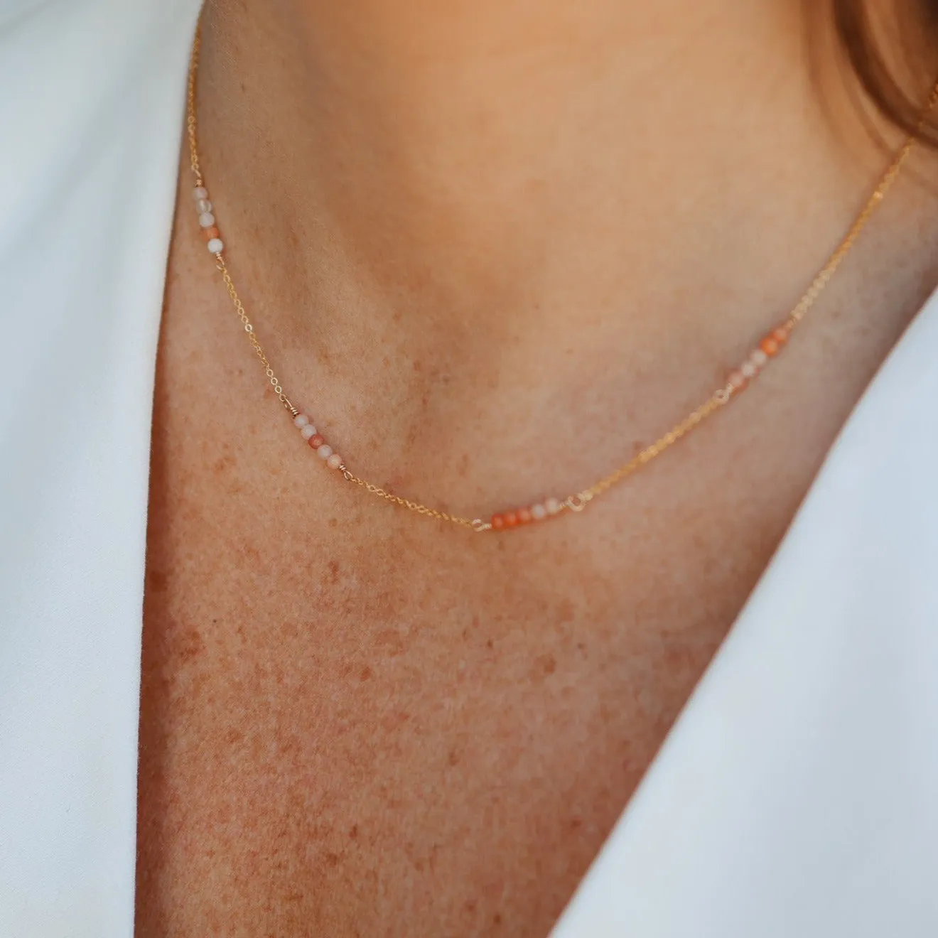 Athena • Gemstone Adorned Necklace