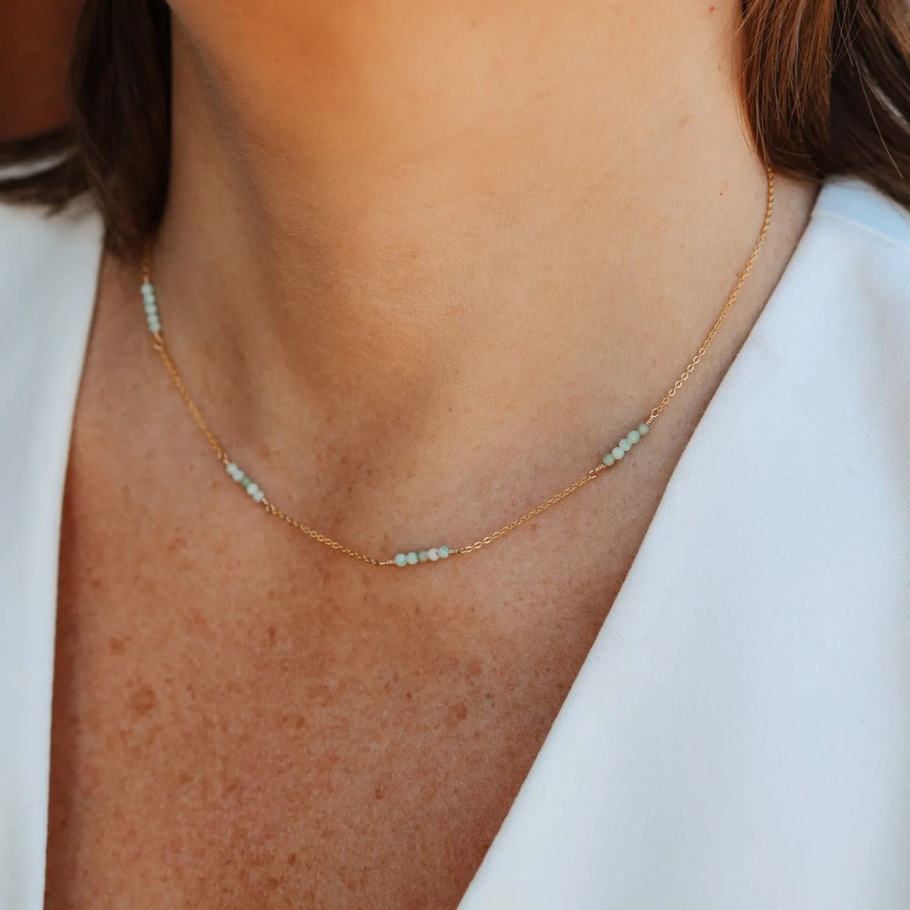 Athena • Gemstone Adorned Necklace