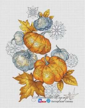 Autumn Ornament - PDF Cross Stitch Pattern