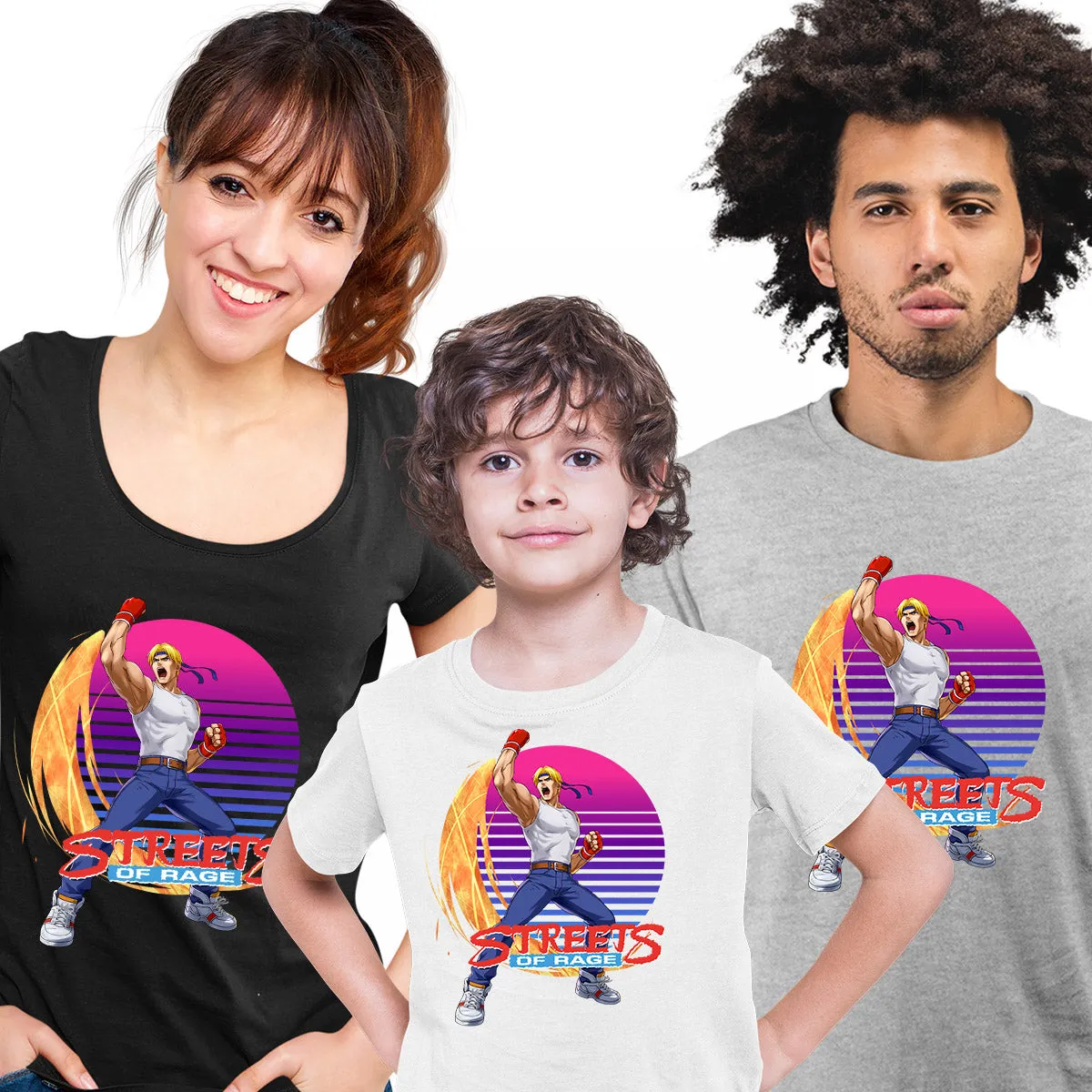 Axel Stone Kids T-shirt Nostalgia Streets of Rage Tee