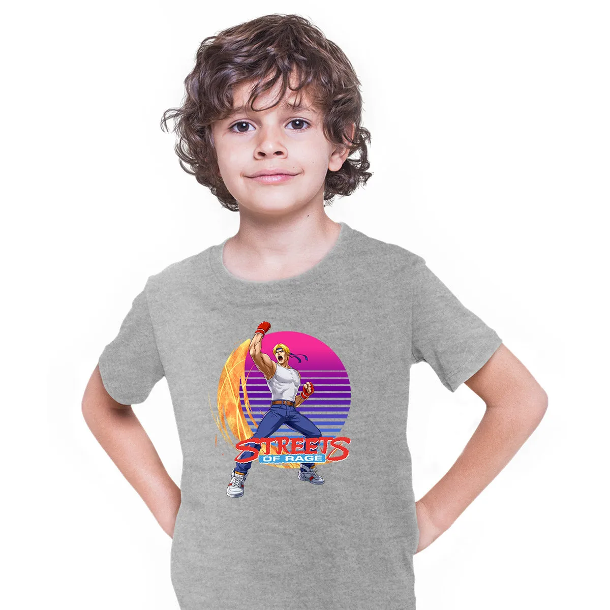 Axel Stone Kids T-shirt Nostalgia Streets of Rage Tee