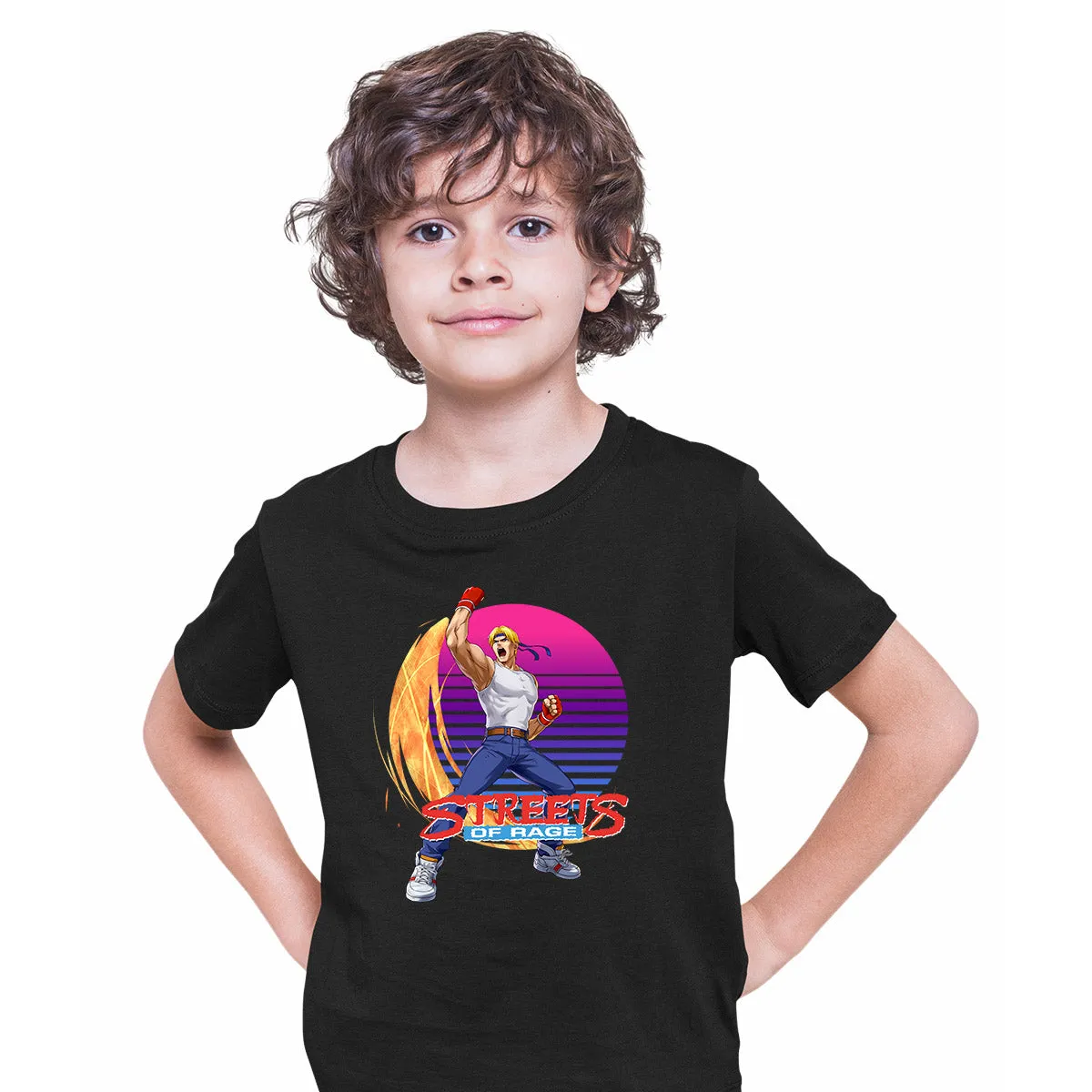 Axel Stone Kids T-shirt Nostalgia Streets of Rage Tee