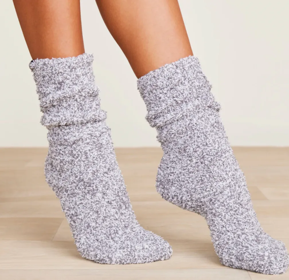 Barefoot Dreams CozyChic Women's Heathered Socks - Multiple Colors!!
