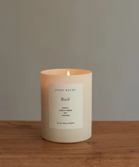 Basil Glass Candle