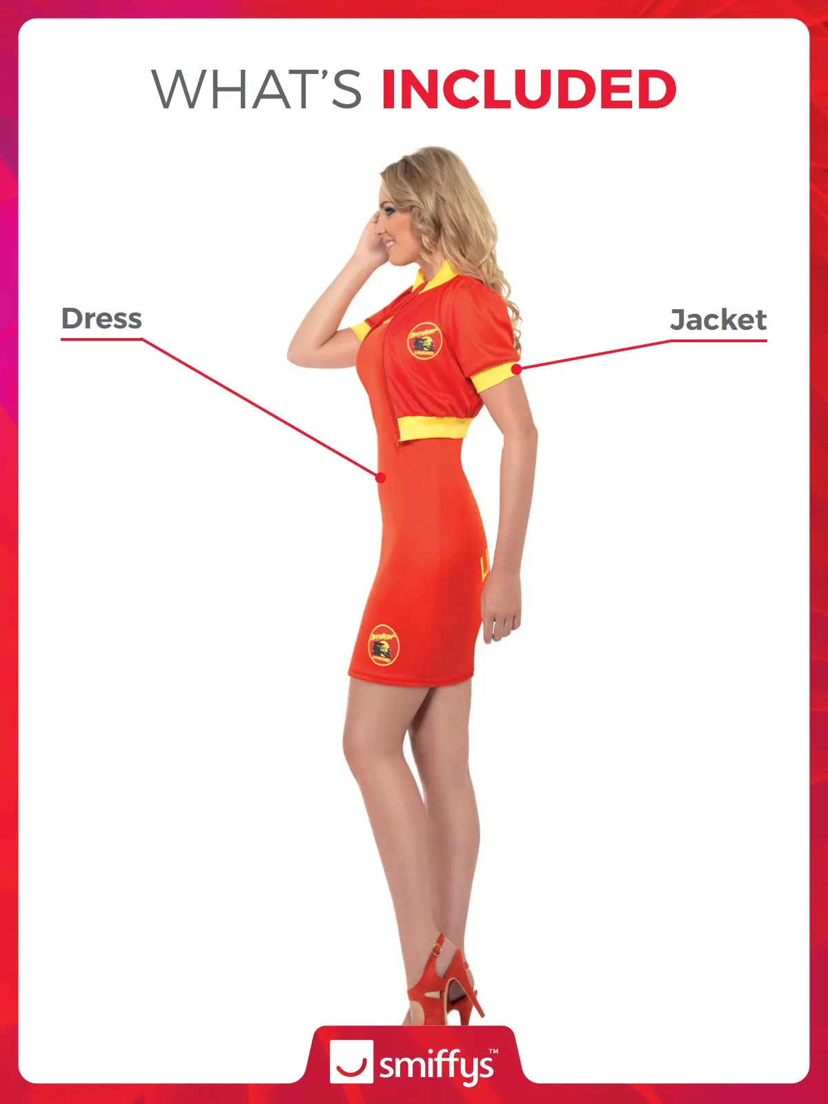 Baywatch Beach Lifeguard Costume