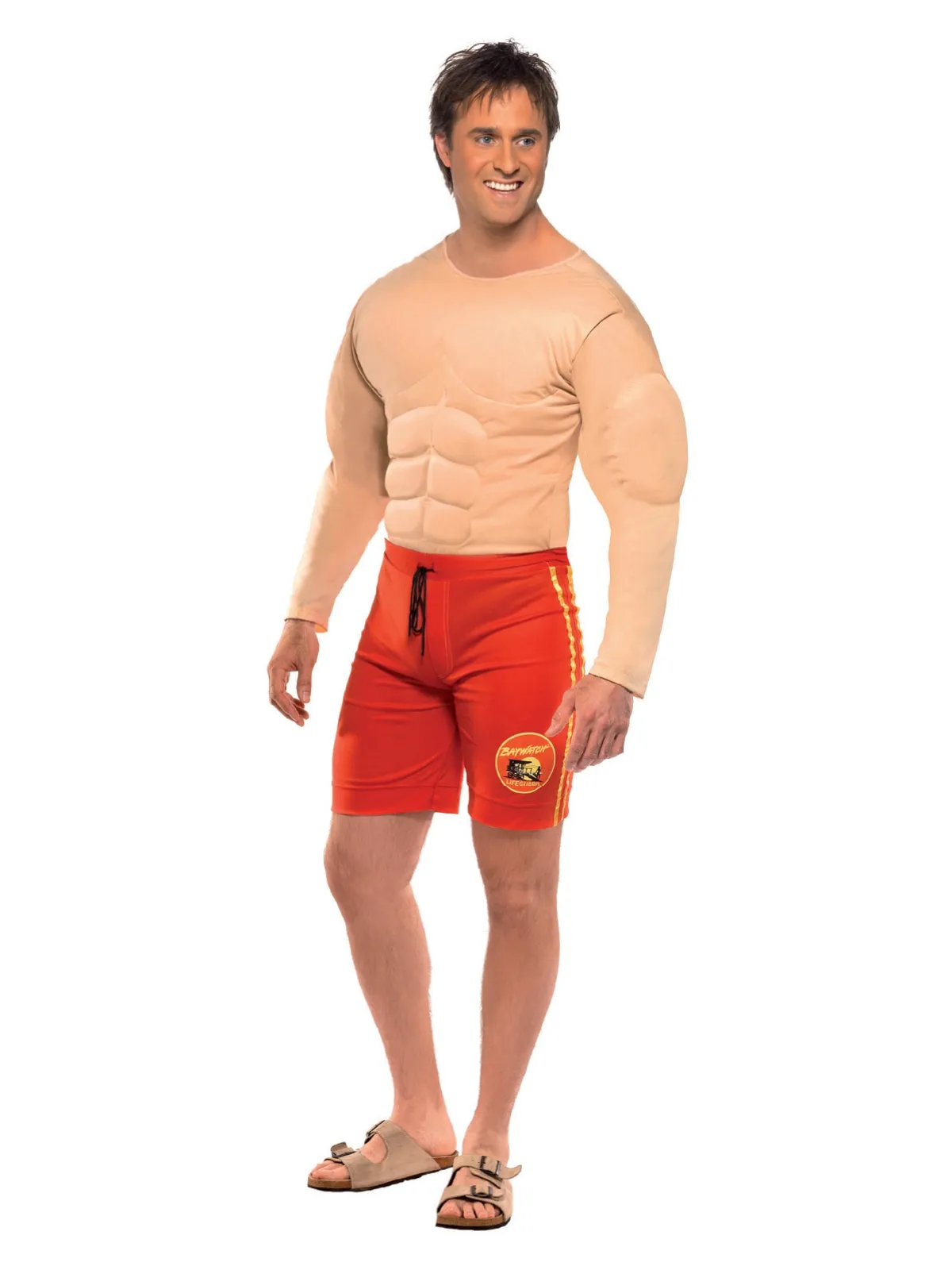 Baywatch Lifeguard Costume with Muscle Vest
