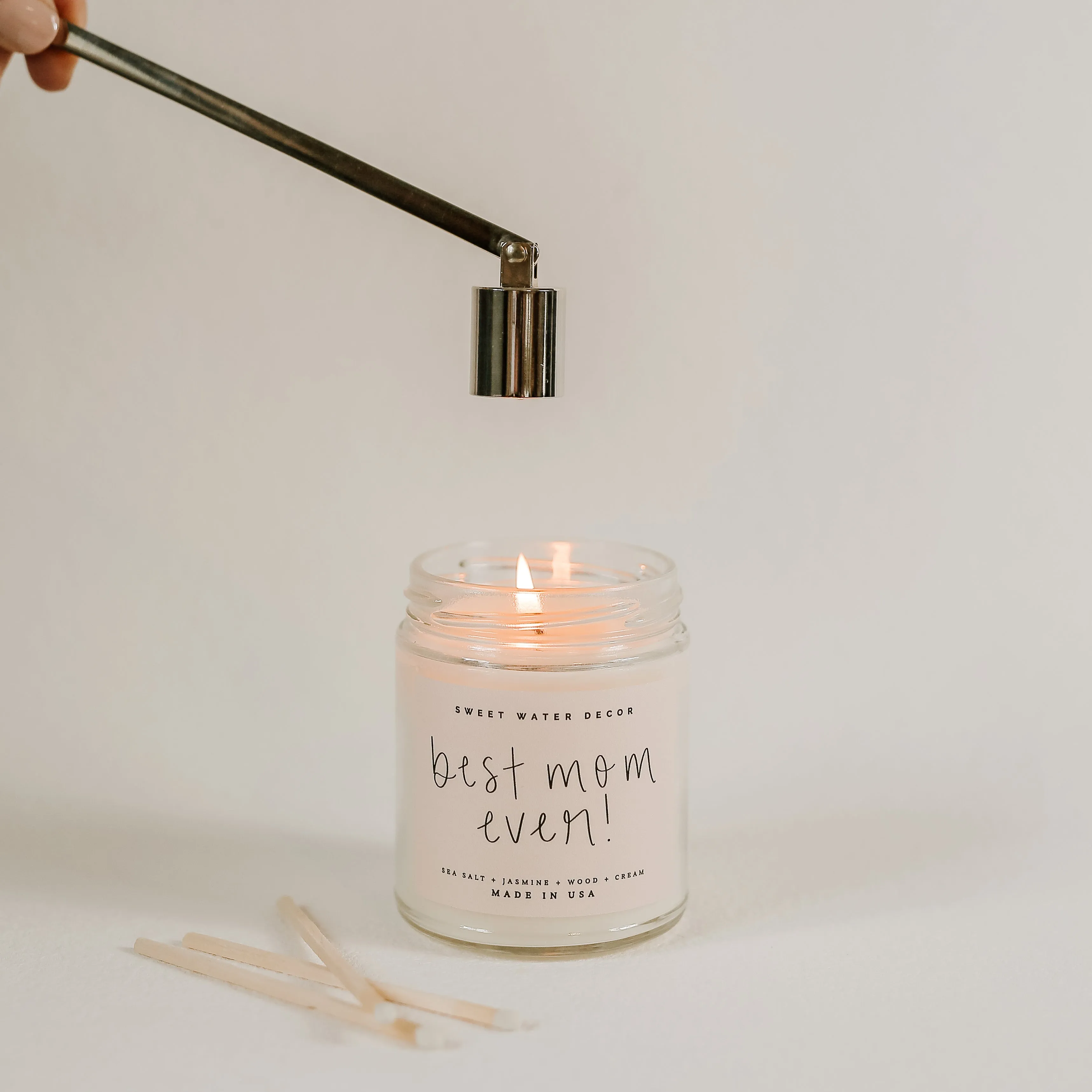 Best Mom Ever! Soy Candle Clear Jar - 9 oz