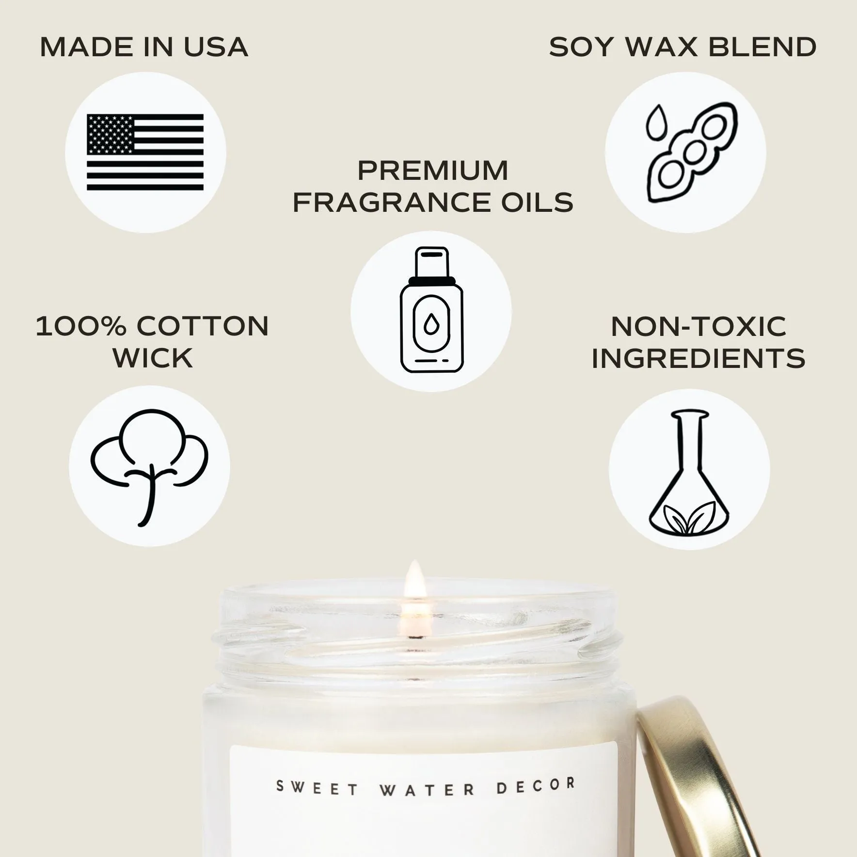 Best Mom Ever! Soy Candle Clear Jar - 9 oz
