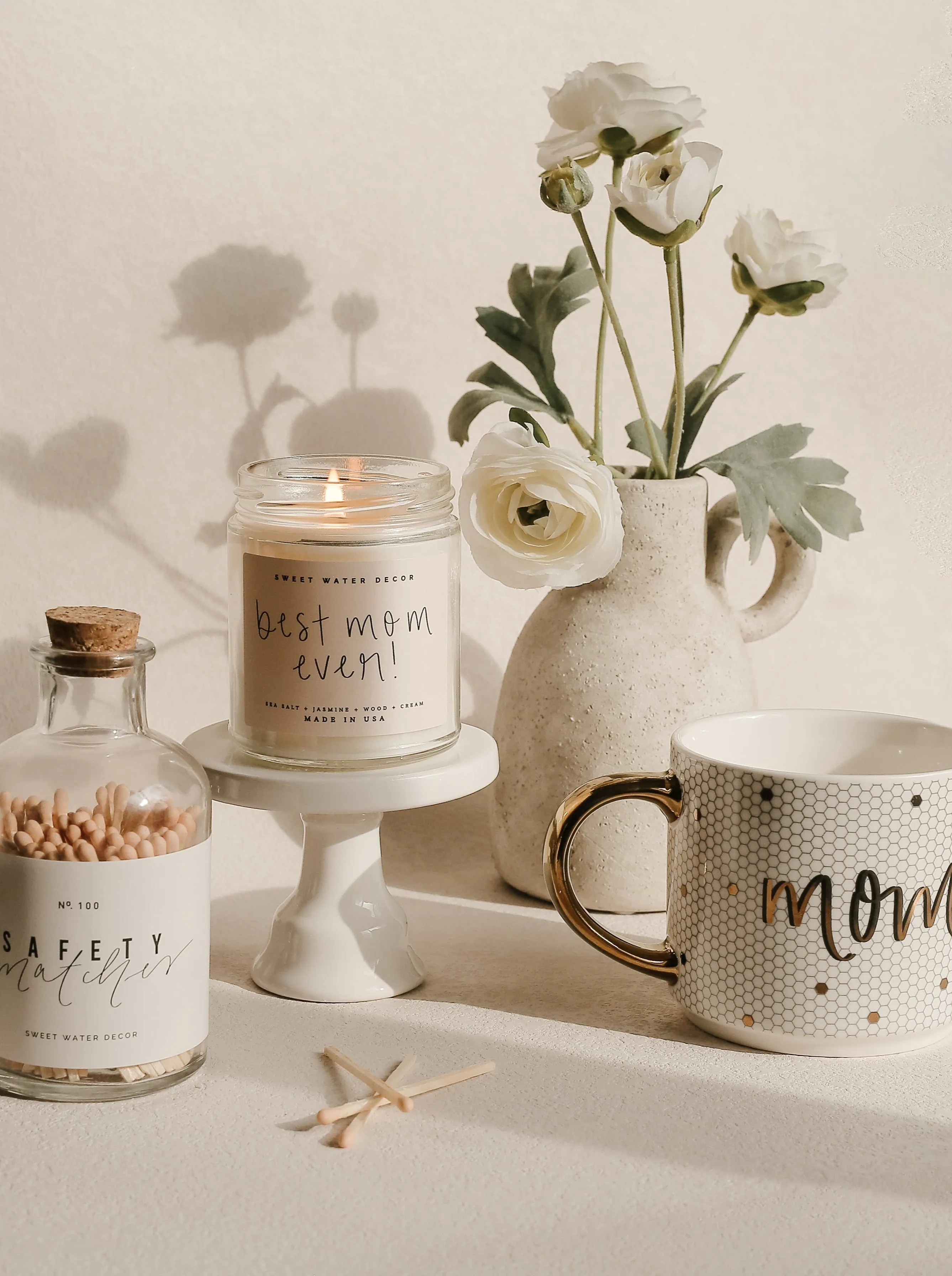 Best Mom Ever! Soy Candle Clear Jar - 9 oz