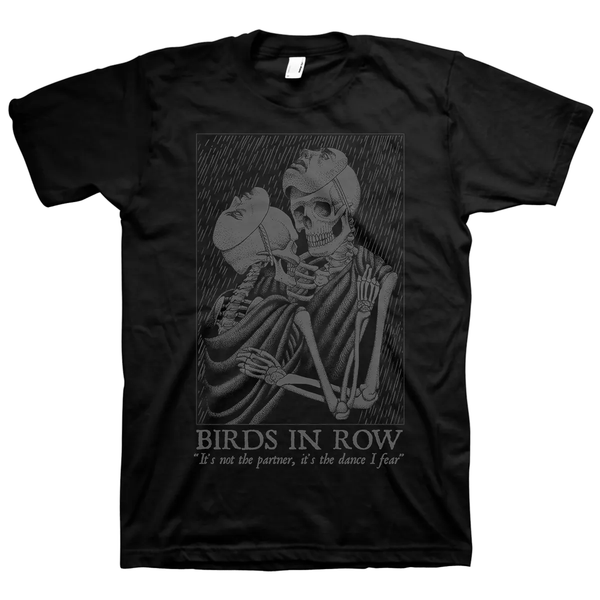 Birds In Row "The Dance" Black T-Shirt