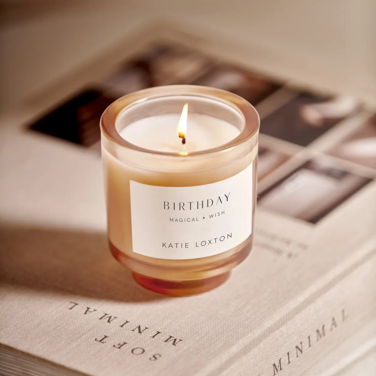 'Birthday' Sentiment Candle | English Pear & White Tea