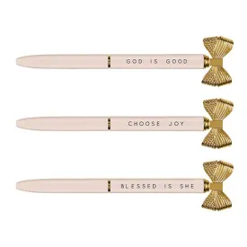 Bow Pen - Pink