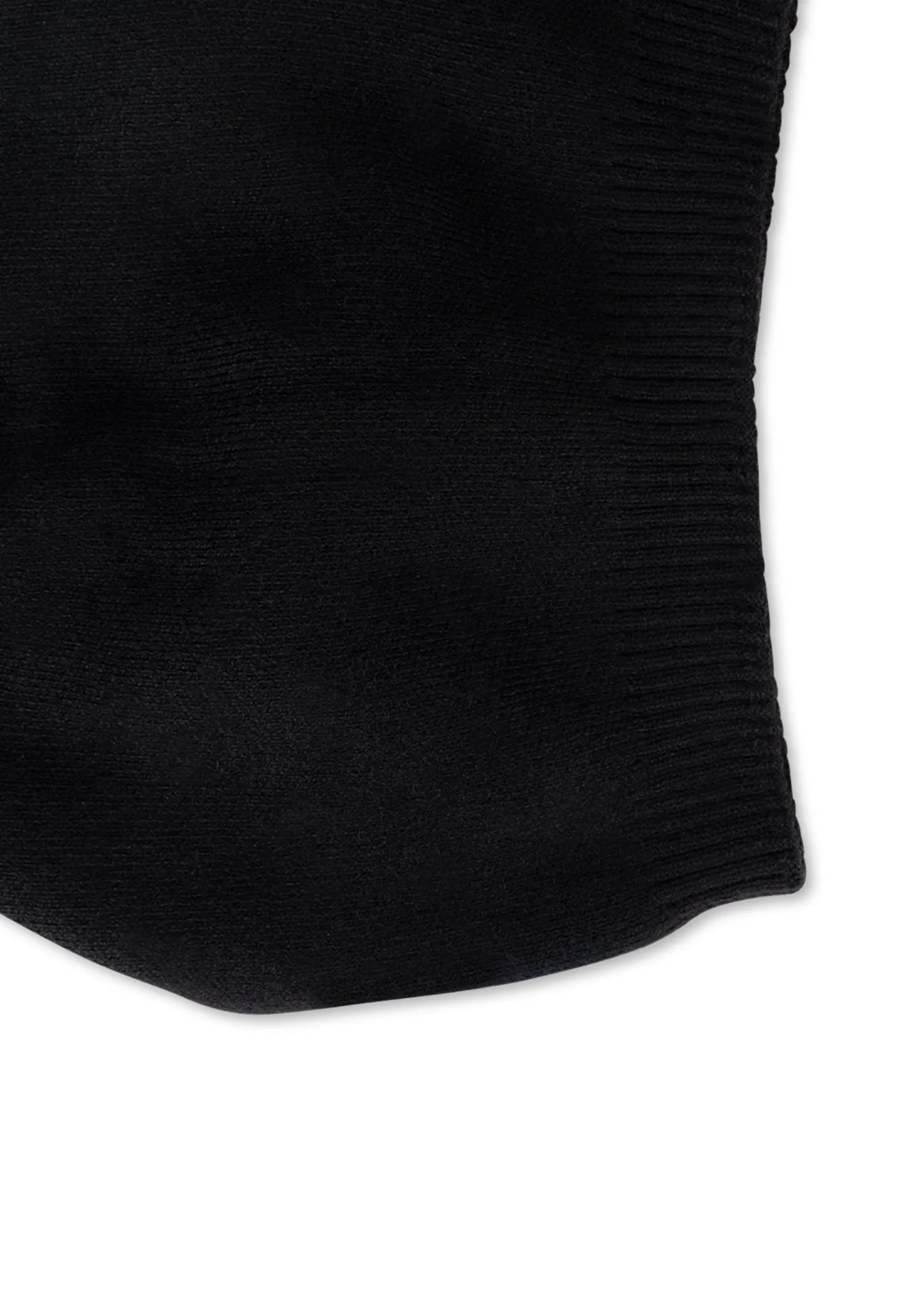 Brooklyn Beanie Black/Black Faux Fur Pom