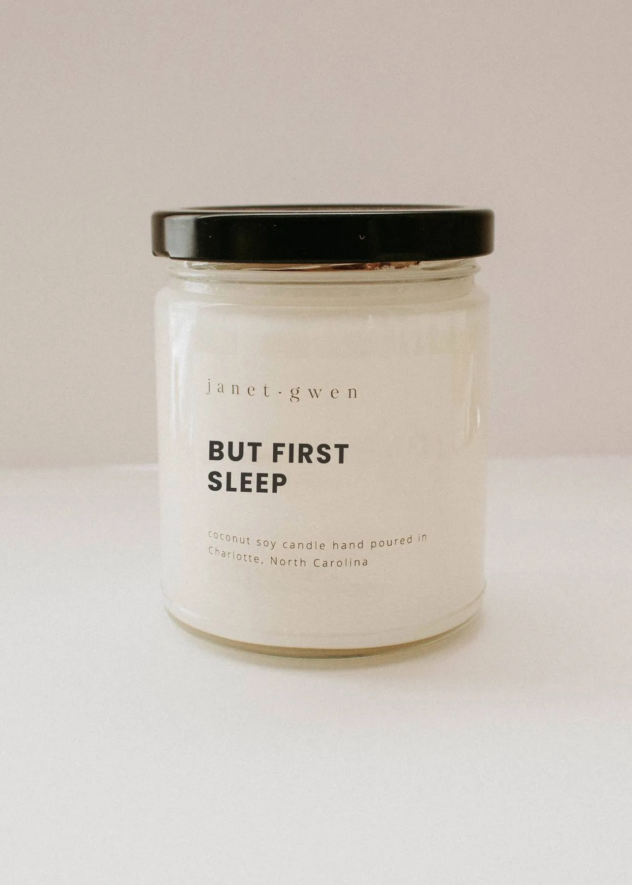But First Sleep Coconut Soy Candle - FINAL SALE