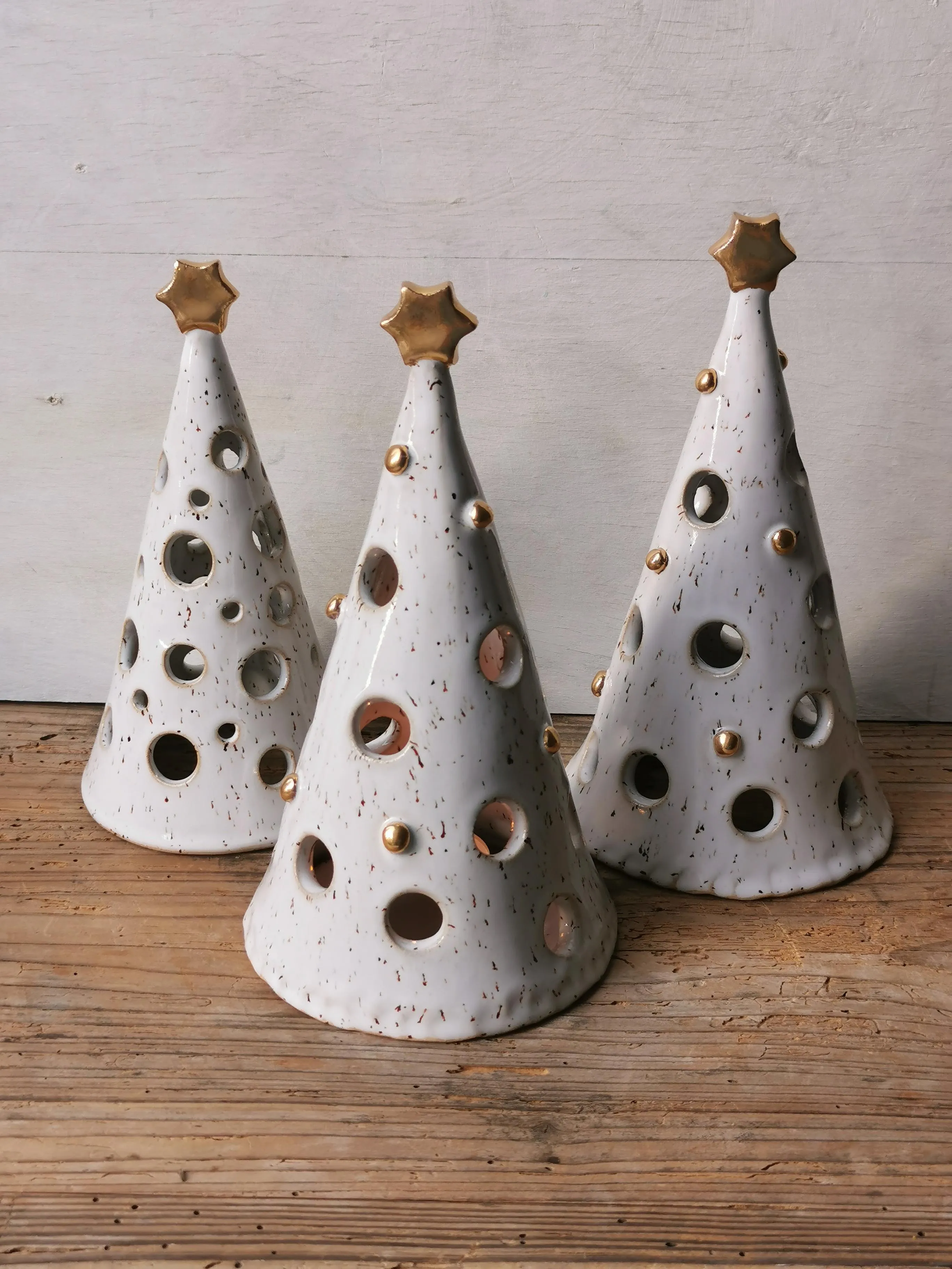 Ceramic Christmas tree candle holder Nr. 1