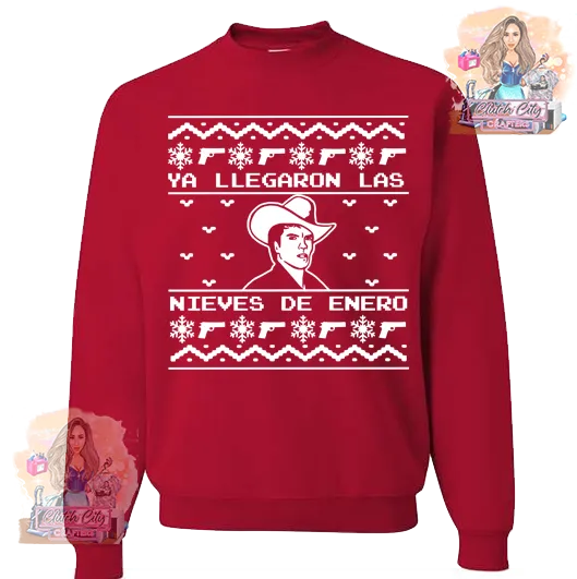 Chalino- GUNS GUNS Red sweater Clearance RTS