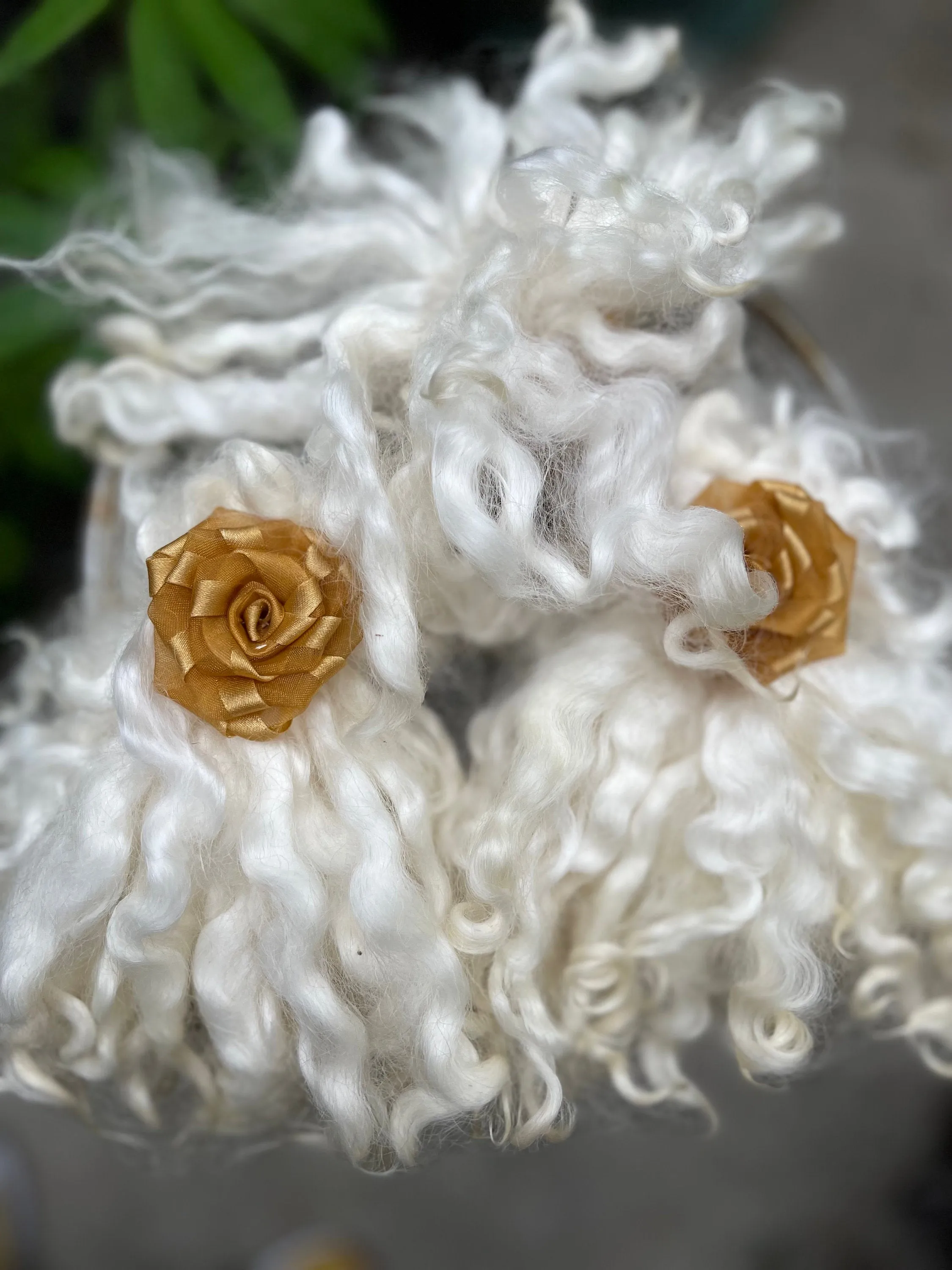 Christmas gift, Natural locks, Wool fleece for felting, Spinning, Needle felting, Waldorf hair, Minifee monster, Doll making, Craft supply