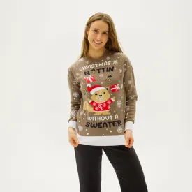 Christmas Is Nuttin Without A Sweater - Dame.