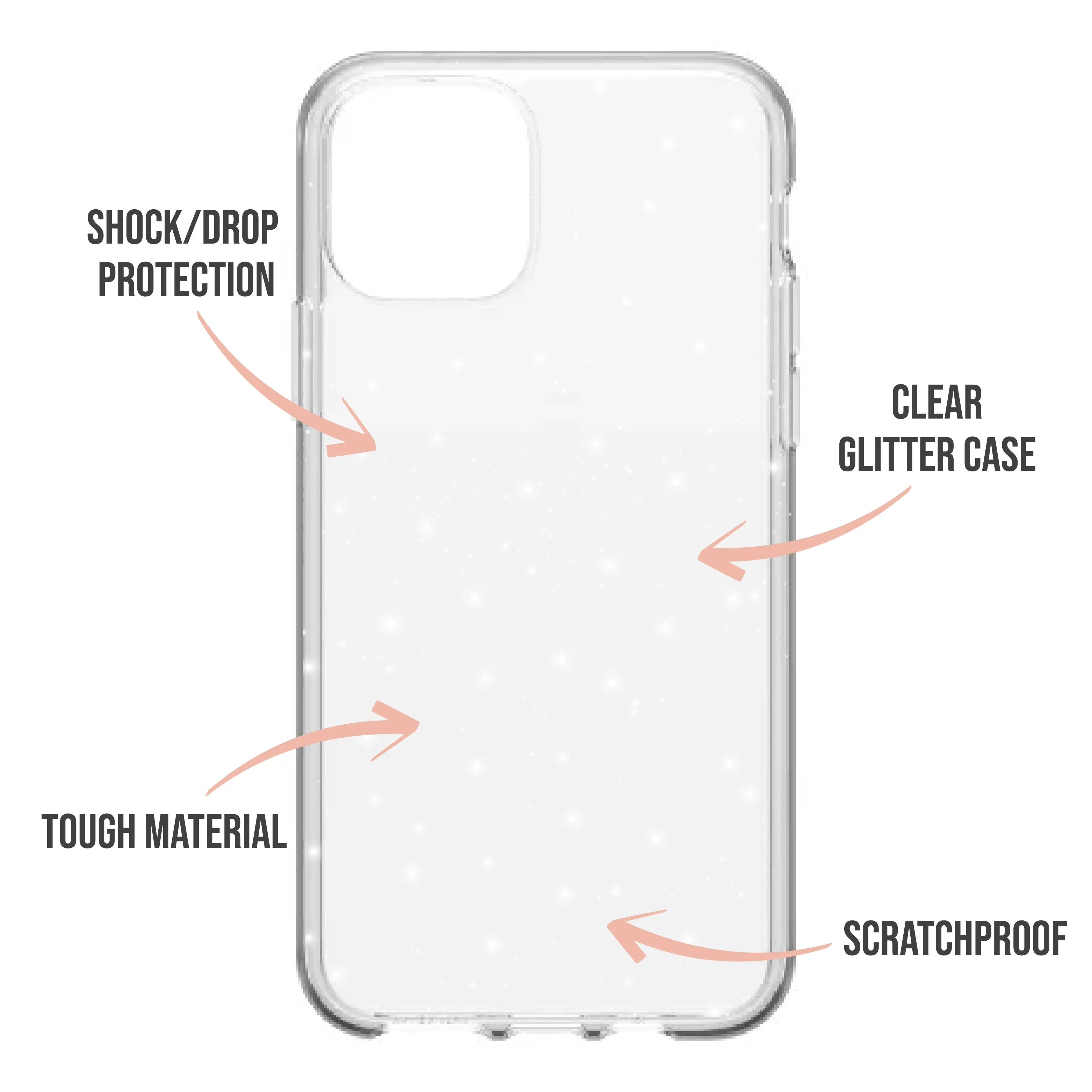 Christmas Tigger Glitter Phone Case