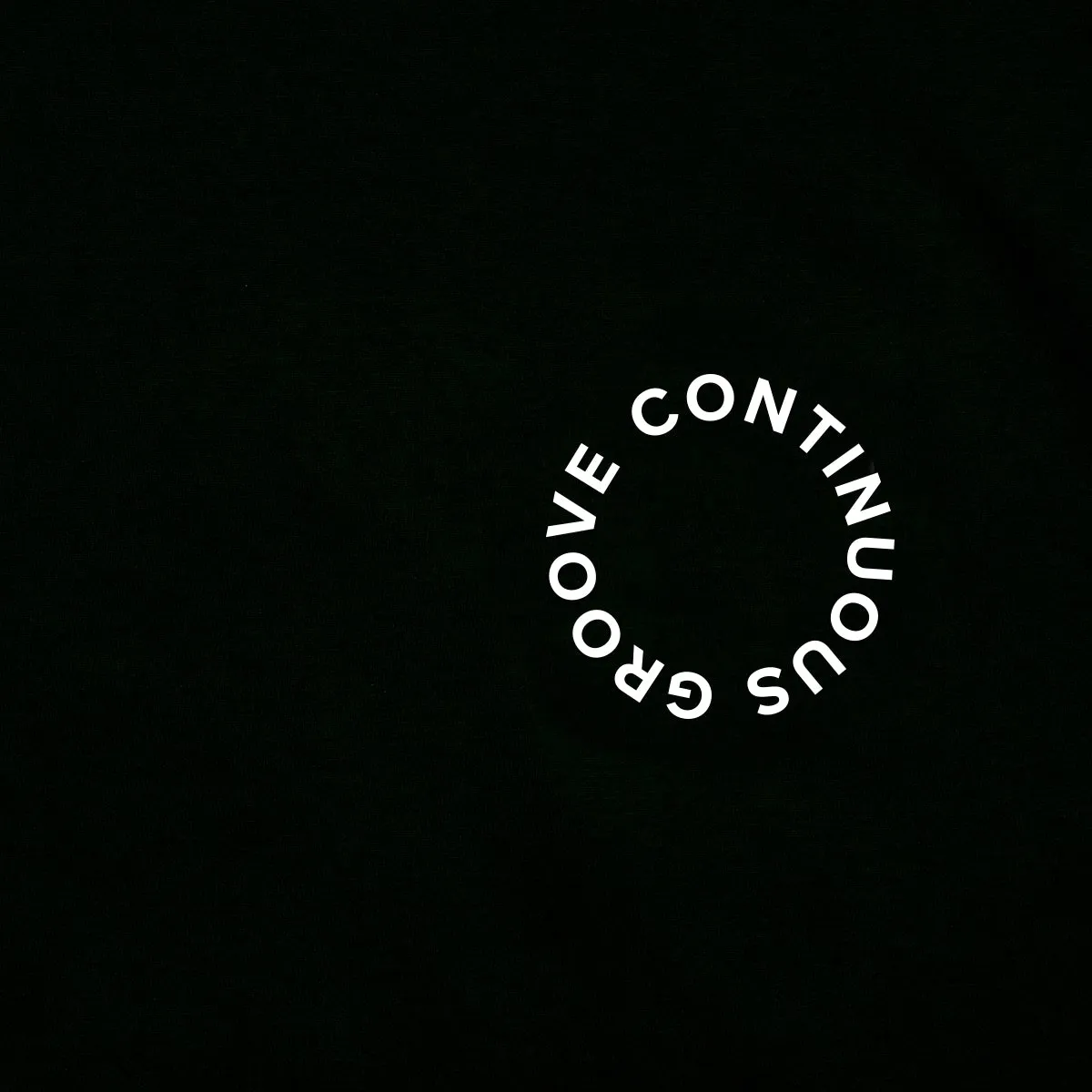 Continuous Groove  - Oversized Tshirt - Black