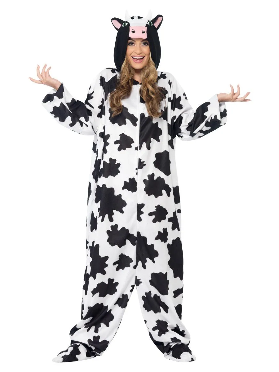 Cow Costume with Hooded All in One