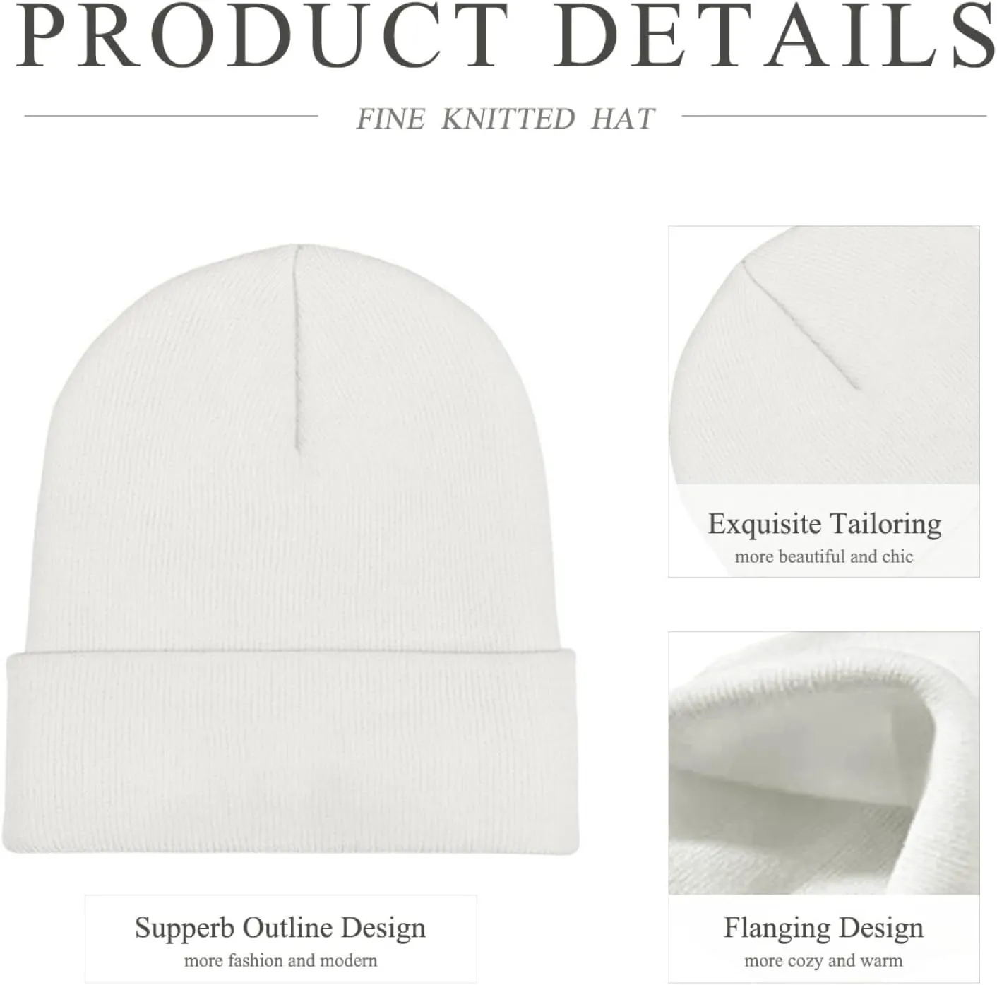 Custom Beanie Hat Personalized Winter Knitted Hat Add Design Your Own Text/Logo/Image Beanie